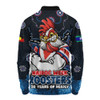 Sydney Roosters Long Sleeve Polo Shirt NAIDOC Week Aboriginal Power Journey Of Spirit Paths