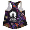 Indigenous Australian Aboriginal Women Racerback Singlet Butterfly Dreaming NAIDOC Country Connection