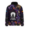 Indigenous Australian Aboriginal Padded Jacket Butterfly Dreaming NAIDOC Country Connection