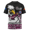 Manly Warringah Sea Eagles T-Shirt NAIDOC Week Strength Of Sacred Spirit