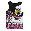 Manly Warringah Sea Eagles Men Singlet NAIDOC Week Strength Of Sacred Spirit