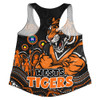 Wests Tigers Women Racerback Singlet NAIDOC Week Strength Of Sacred Spirit