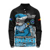Cronulla-Sutherland Sharks Long Sleeve Polo Shirt NAIDOC Week Strength Of Sacred Spirit