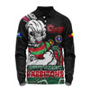 South Sydney Rabbitohs Long Sleeve Polo Shirt NAIDOC Week Strength Of Sacred Spirit