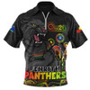 Penrith Panthers Zip Polo Shirt NAIDOC Week Strength Of Sacred Spirit