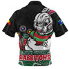 South Sydney Rabbitohs Zip Polo Shirt NAIDOC Week Strength Of Sacred Spirit