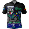 New Zealand Warriors Polo Shirt NAIDOC Week Strength Of Sacred Spirit