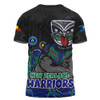 New Zealand Warriors T-Shirt NAIDOC Week Strength Of Sacred Spirit