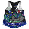 New Zealand Warriors Women Racerback Singlet NAIDOC Week Strength Of Sacred Spirit