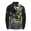 North Queensland Cowboys Long Sleeve Polo Shirt NAIDOC Week Strength Of Sacred Spirit