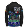 New Zealand Warriors Long Sleeve Polo Shirt NAIDOC Week Strength Of Sacred Spirit