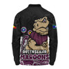 Queensland Maroons Long Sleeve Polo Shirt NAIDOC Week Strength Of Sacred Spirit