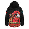 Redcliffe Dolphins Hooded Padded Jacket NAIDOC Week Strength Of Sacred Spirit