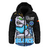 New South Wales Blues Hooded Padded Jacket NAIDOC Week Strength Of Sacred Spirit