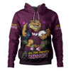 Queensland Maroons Hoodie Game Day Warrior Battle Spirit