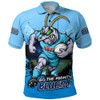 New South Wales Blues Polo Shirt Game Day Warrior Battle Spirit