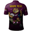 Queensland Maroons Polo Shirt Game Day Warrior Battle Spirit