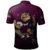 Queensland Maroons Polo Shirt Game Day Warrior Battle Spirit