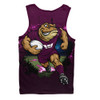 Queensland Maroons Men Singlet Game Day Warrior Battle Spirit