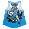 New South Wales Blues Women Racerback Singlet Game Day Warrior Battle Spirit