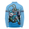 New South Wales Blues Long Sleeve Polo Shirt Game Day Warrior Battle Spirit