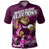 Queensland Maroons Polo Shirt Origin Power Breakthrough Rise