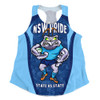 New South Wales Blues Women Racerback Singlet State Vs State Pride Battle