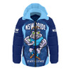 New South Wales Blues Hooded Padded Jacket State Vs State Pride Battle