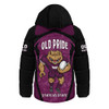 Queensland Maroons Hooded Padded Jacket State Vs State Pride Battle