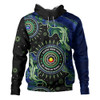 Indigenous Australian Aboriginal Hoodie Sacred Tracks Of Lizard Naidoc Spirit