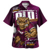 Queensland Maroons Hawaiian Shirt Ripped Origin Power Unleashed