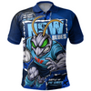 New South Wales Blues Polo Shirt Ripped Origin Power Unleashed
