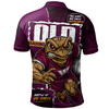 Queensland Maroons Polo Shirt Ripped Origin Power Unleashed