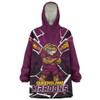 Queensland Maroons Snug Hoodie Cracked Origin Fury Rise