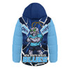 New South Wales Blues Hooded Padded Jacket Cracked Origin Fury Rise