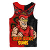 Gold Coast SUNS Men Singlet NAIDOC Week One Spirit One Pride