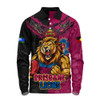Brisbane Lions Long Sleeve Polo Shirt NAIDOC Week One Spirit One Pride