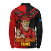 Gold Coast SUNS Long Sleeve Polo Shirt NAIDOC Week One Spirit One Pride