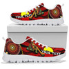 [Custom] Australia Sneaker - Australia Aboriginal Dots With Didgeridoo Black