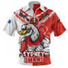 Sydney Swans Zip Polo Shirt NAIDOC Week One Spirit One Pride