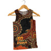 Indigenous Australian Aboriginal Men Singlet Naidoc Eagle Spirit Of Country
