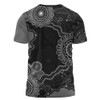 Indigenous Australian Aboriginal T-Shirt Connected By Flow And Spirit