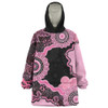 Indigenous Australian Aboriginal Snug Hoodie Connected By Flow And Spirit