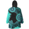 Indigenous Australian Aboriginal Snug Hoodie Connected By Flow And Spirit