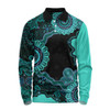 Indigenous Australian Aboriginal Long Sleeve Polo Shirt Connected By Flow And Spirit