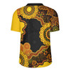 Indigenous Australian Aboriginal Rugby Jersey Connected By Flow And Spirit