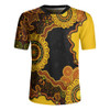 Indigenous Australian Aboriginal Rugby Jersey Connected By Flow And Spirit