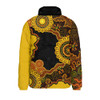 Indigenous Australian Aboriginal Padded Jacket Connected By Flow And Spirit