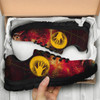 Australia Aboriginal Sneaker - Indigenous Flag Hand Art