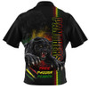 Penrith Panthers Zip Polo Shirt 60 Seasons Of Roaring Pride